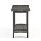 Alaterre Furniture Pomona Metal and Wood End Table, Slate Gray AMBA01SG - alternate 5